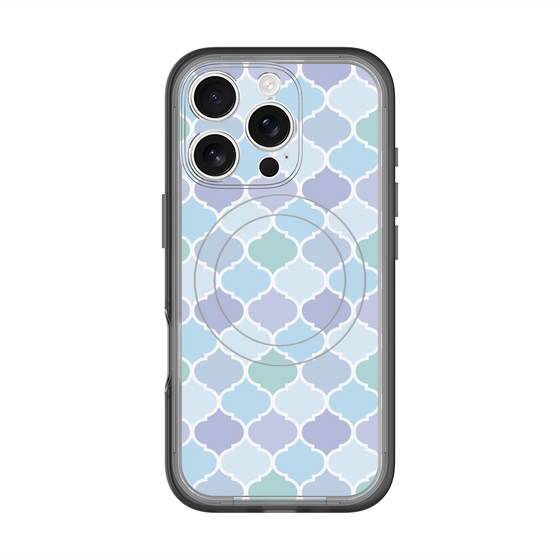 スリムプロテクションプレミアムケース with MagSafe［ Moroccan1 color - Blue ］
