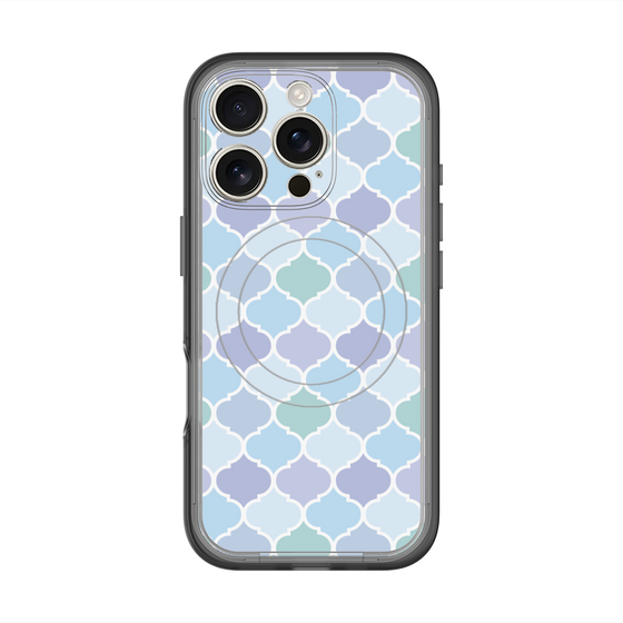 スリムプロテクションプレミアムケース with MagSafe［ Moroccan1 color - Blue ］