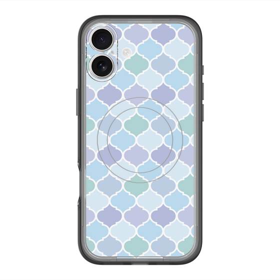 スリムプロテクションプレミアムケース with MagSafe［ Moroccan1 color - Blue ］