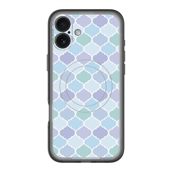 スリムプロテクションプレミアムケース with MagSafe［ Moroccan1 color - Blue ］