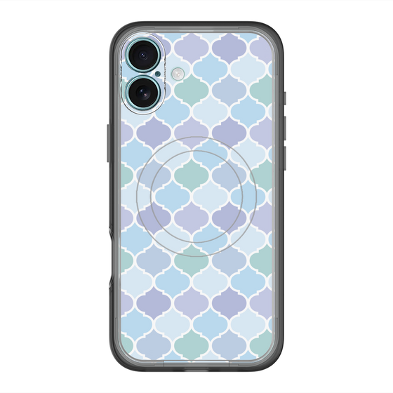 スリムプロテクションプレミアムケース with MagSafe［ Moroccan1 color - Blue ］