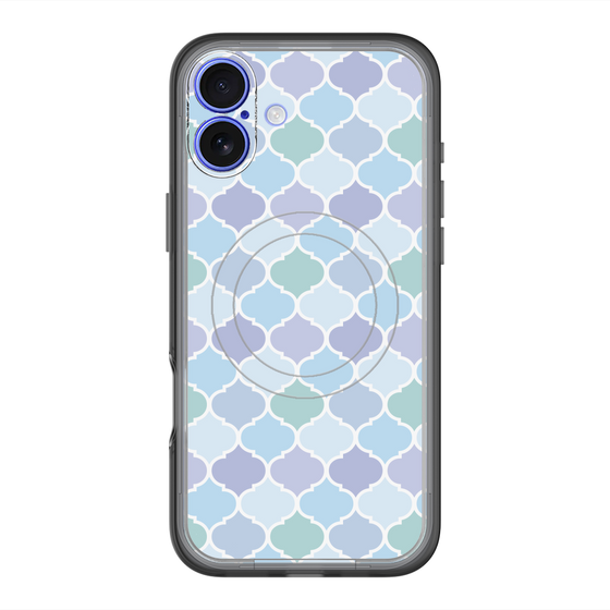 スリムプロテクションプレミアムケース with MagSafe［ Moroccan1 color - Blue ］