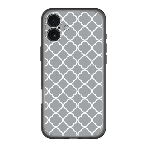 スリムプロテクションプレミアムケース with MagSafe［ Moroccan2 - Gray ］