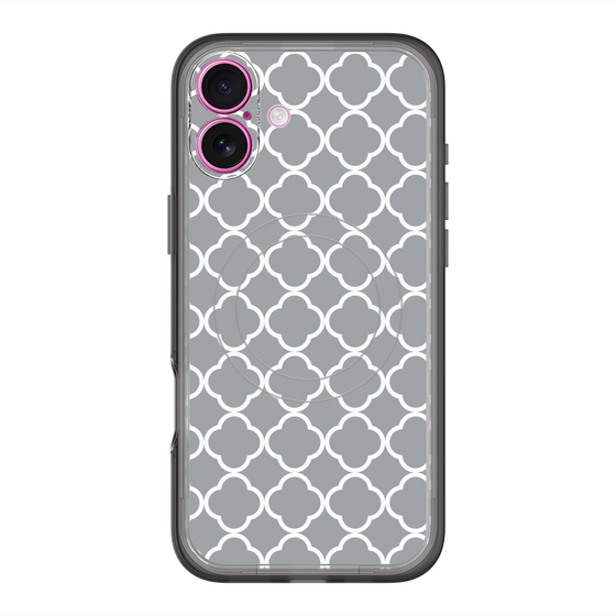 スリムプロテクションプレミアムケース with MagSafe［ Moroccan2 - Gray ］