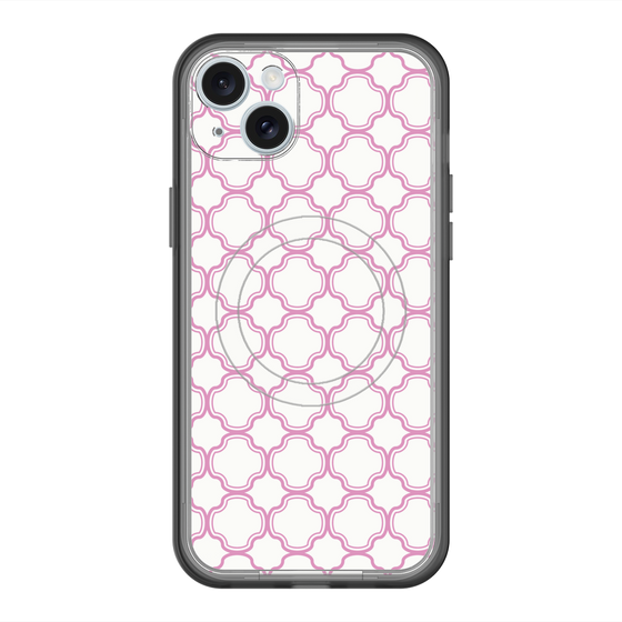 スリムプロテクションプレミアムケース with MagSafe［ Moroccan3 - Pink ］
