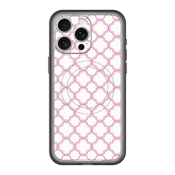 スリムプロテクションプレミアムケース with MagSafe［ Moroccan3 - Pink ］