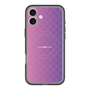 スリムプロテクションプレミアムケース with MagSafe［ CASEPLAY Check - Purple ］