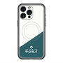 スリムプロテクションプレミアムケース with MagSafe［ CASEPLAY Retro - Green ］