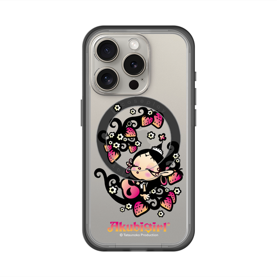スリムプロテクションプレミアムケース with MagSafe［ アクビガール - ストロベリー ］