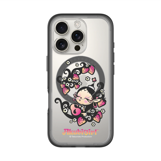 スリムプロテクションプレミアムケース with MagSafe［ アクビガール - ストロベリー ］