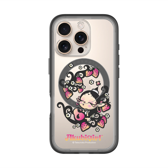 スリムプロテクションプレミアムケース with MagSafe［ アクビガール - ストロベリー ］