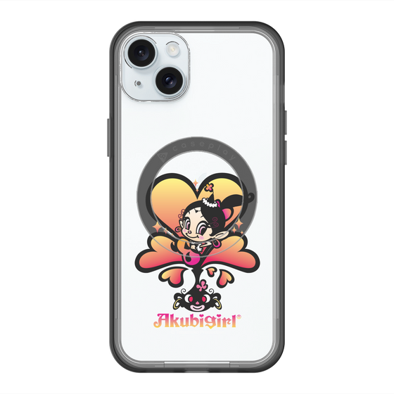 スリムプロテクションプレミアムケース with MagSafe［ アクビガール - ハート ］