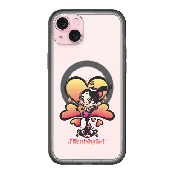 スリムプロテクションプレミアムケース with MagSafe［ アクビガール - ハート ］