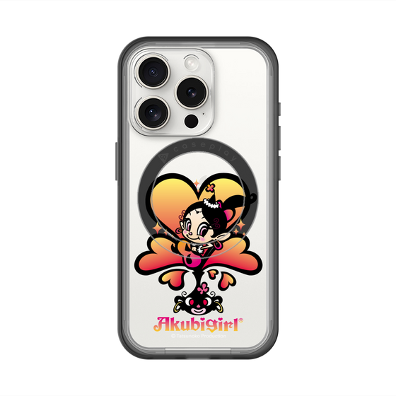 スリムプロテクションプレミアムケース with MagSafe［ アクビガール - ハート ］