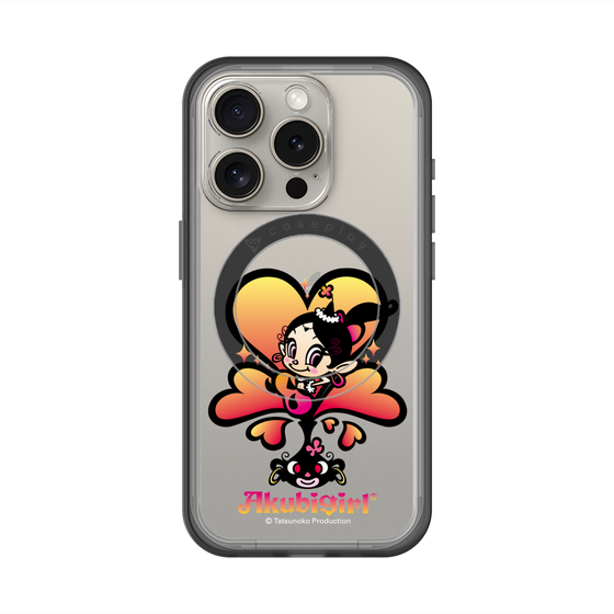 スリムプロテクションプレミアムケース with MagSafe［ アクビガール - ハート ］