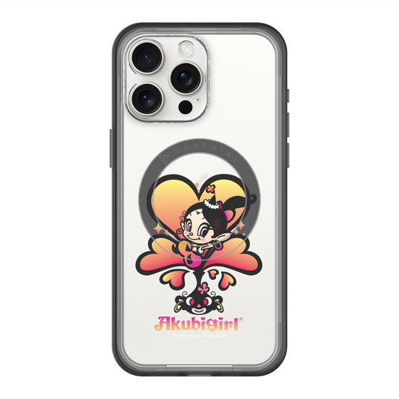 スリムプロテクションプレミアムケース with MagSafe［ アクビガール - ハート ］