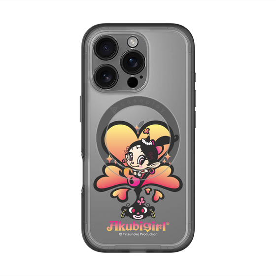 スリムプロテクションプレミアムケース with MagSafe［ アクビガール - ハート ］