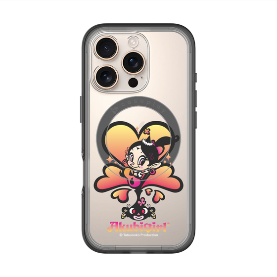 スリムプロテクションプレミアムケース with MagSafe［ アクビガール - ハート ］