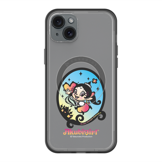 スリムプロテクションプレミアムケース with MagSafe［ アクビガール - オーバル ］