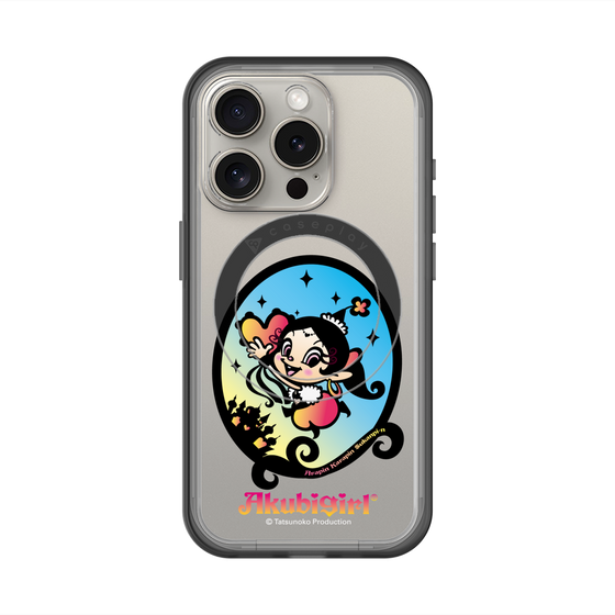 スリムプロテクションプレミアムケース with MagSafe［ アクビガール - オーバル ］