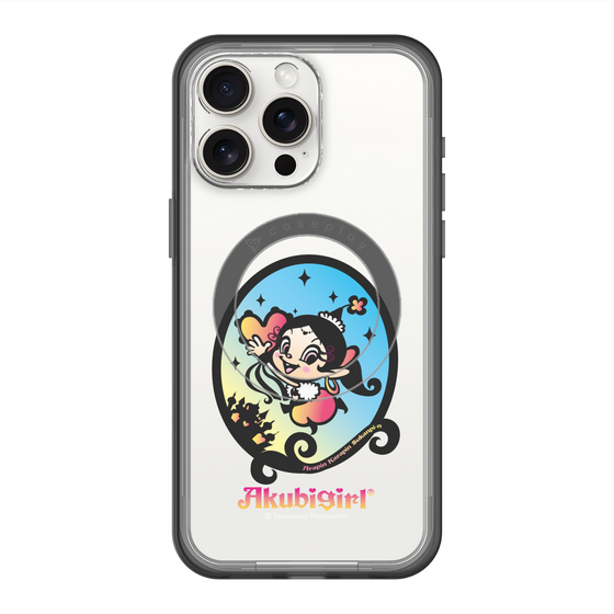 スリムプロテクションプレミアムケース with MagSafe［ アクビガール - オーバル ］