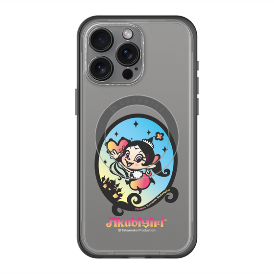 スリムプロテクションプレミアムケース with MagSafe［ アクビガール - オーバル ］