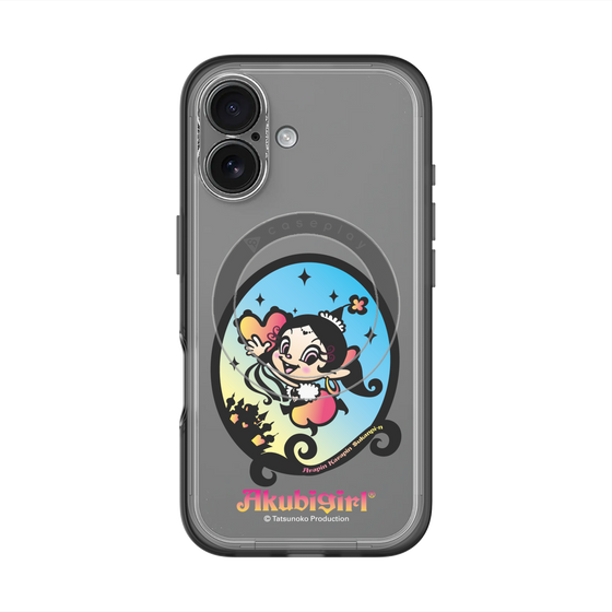スリムプロテクションプレミアムケース with MagSafe［ アクビガール - オーバル ］