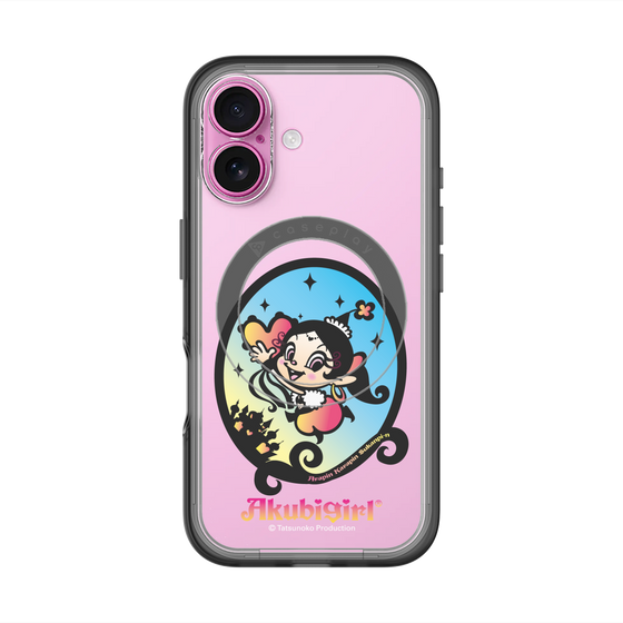 スリムプロテクションプレミアムケース with MagSafe［ アクビガール - オーバル ］