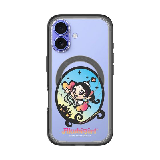 スリムプロテクションプレミアムケース with MagSafe［ アクビガール - オーバル ］