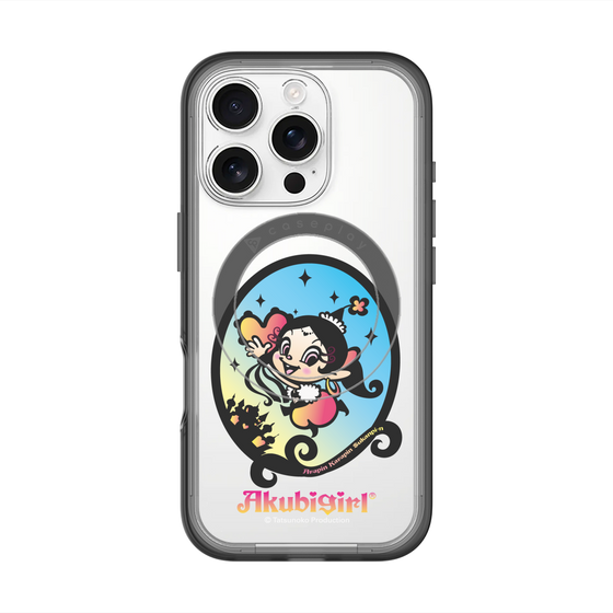 スリムプロテクションプレミアムケース with MagSafe［ アクビガール - オーバル ］