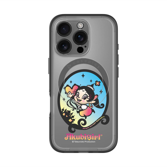 スリムプロテクションプレミアムケース with MagSafe［ アクビガール - オーバル ］