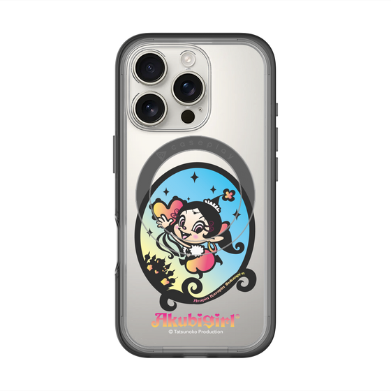 スリムプロテクションプレミアムケース with MagSafe［ アクビガール - オーバル ］