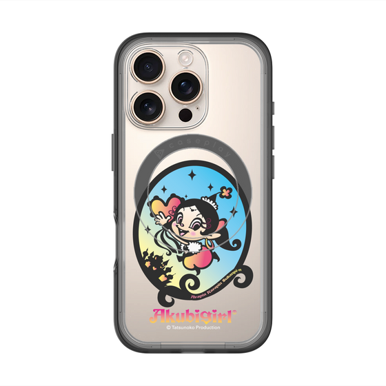スリムプロテクションプレミアムケース with MagSafe［ アクビガール - オーバル ］
