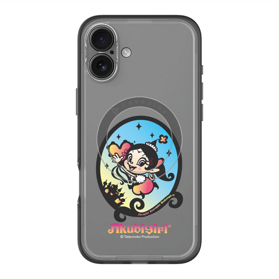 スリムプロテクションプレミアムケース with MagSafe［ アクビガール - オーバル ］