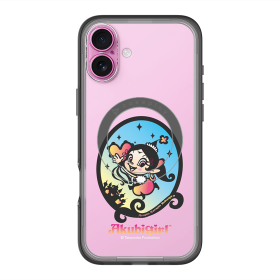 スリムプロテクションプレミアムケース with MagSafe［ アクビガール - オーバル ］