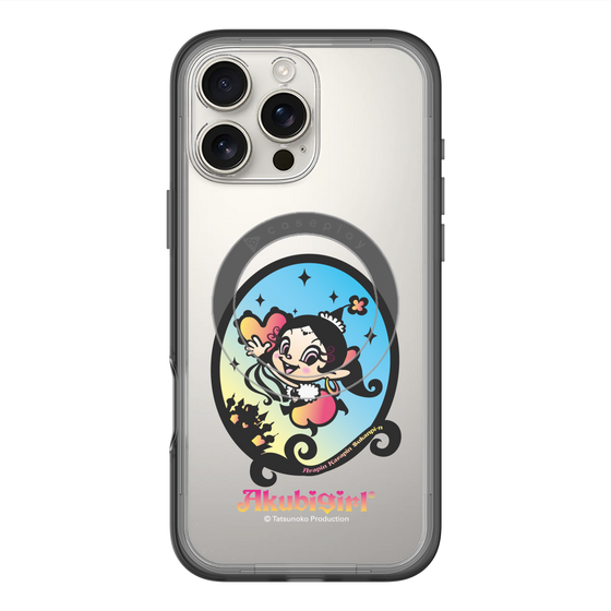 スリムプロテクションプレミアムケース with MagSafe［ アクビガール - オーバル ］