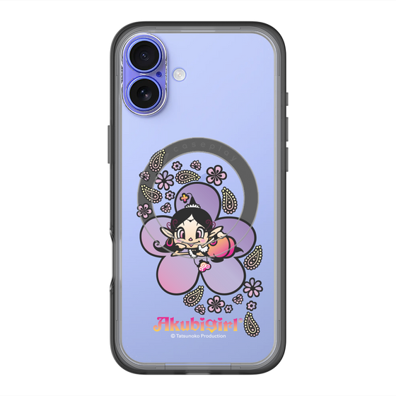 スリムプロテクションプレミアムケース with MagSafe［ アクビガール - フラワー ］