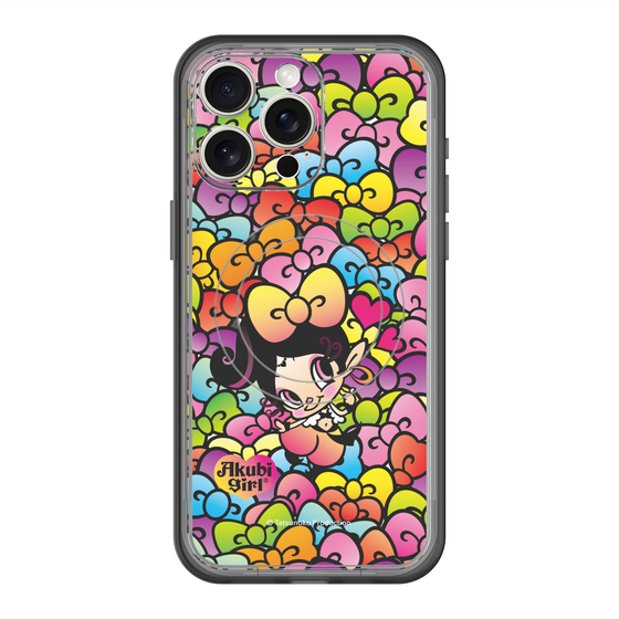 スリムプロテクションプレミアムケース with MagSafe［ アクビガール - リボン ］