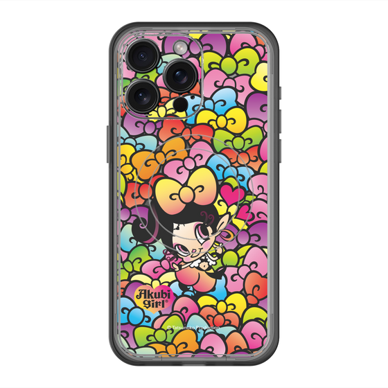 スリムプロテクションプレミアムケース with MagSafe［ アクビガール - リボン ］