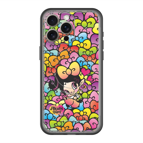 スリムプロテクションプレミアムケース with MagSafe［ アクビガール - リボン ］