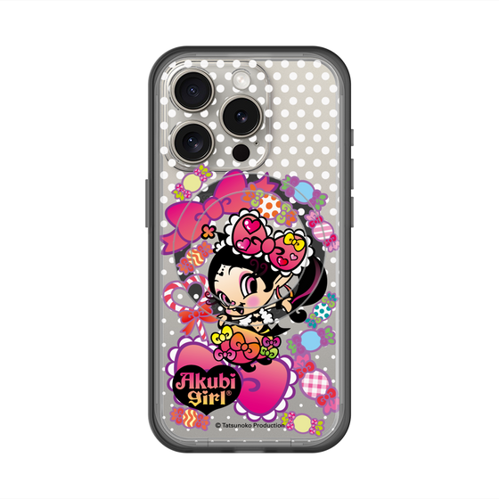 スリムプロテクションプレミアムケース with MagSafe［ アクビガール - キャンディーリボン ］