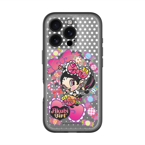 スリムプロテクションプレミアムケース with MagSafe［ アクビガール - キャンディーリボン ］
