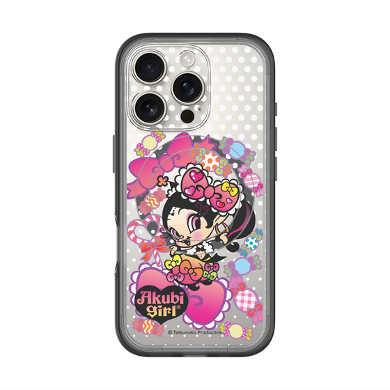 スリムプロテクションプレミアムケース with MagSafe［ アクビガール - キャンディーリボン ］