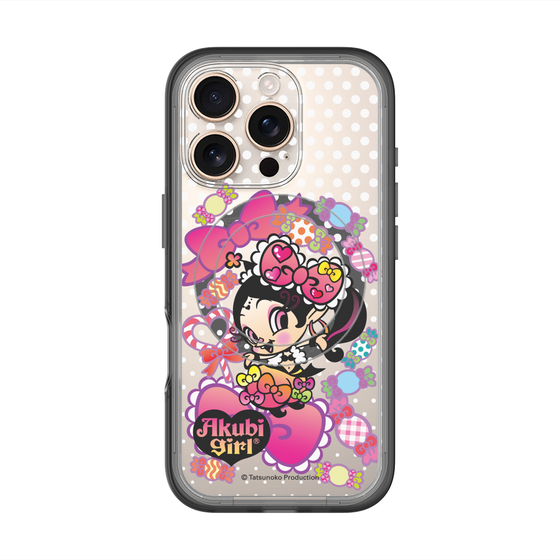 スリムプロテクションプレミアムケース with MagSafe［ アクビガール - キャンディーリボン ］