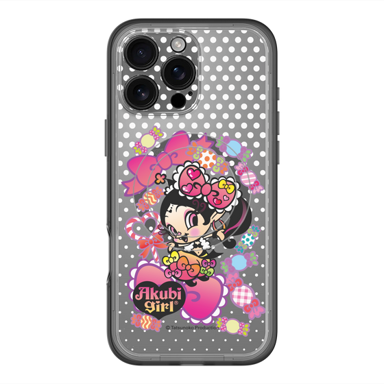スリムプロテクションプレミアムケース with MagSafe［ アクビガール - キャンディーリボン ］