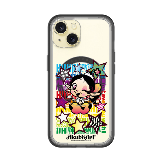 スリムプロテクションプレミアムケース with MagSafe［ アクビガール - スター ］