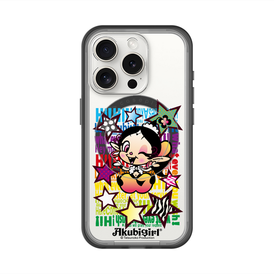 スリムプロテクションプレミアムケース with MagSafe［ アクビガール - スター ］