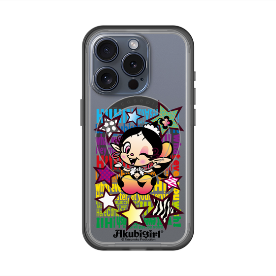 スリムプロテクションプレミアムケース with MagSafe［ アクビガール - スター ］
