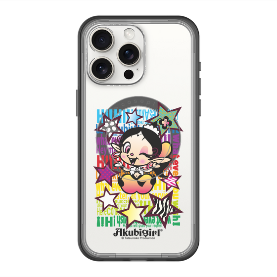 スリムプロテクションプレミアムケース with MagSafe［ アクビガール - スター ］