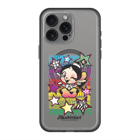 スリムプロテクションプレミアムケース with MagSafe［ アクビガール - スター ］